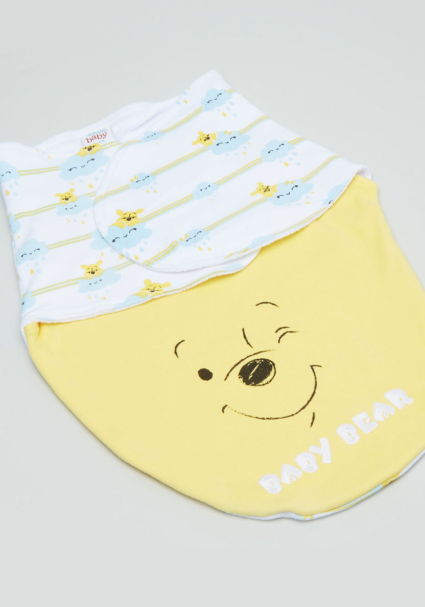 Winnie the Pooh Print Wrap with Hook and Loop Closure-Swaddles and Sleeping Bags-image-0