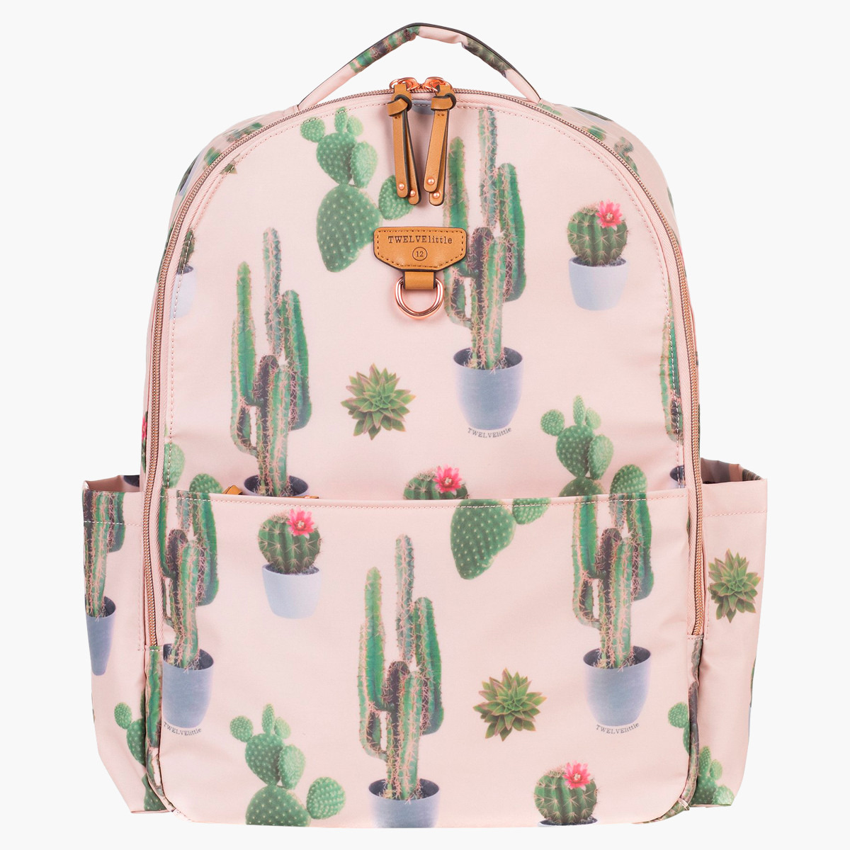 Buy TWELVElittle Cactus Print Backpack Diaper Bag with Laptop Sleeve Online Mothercare Bahrain