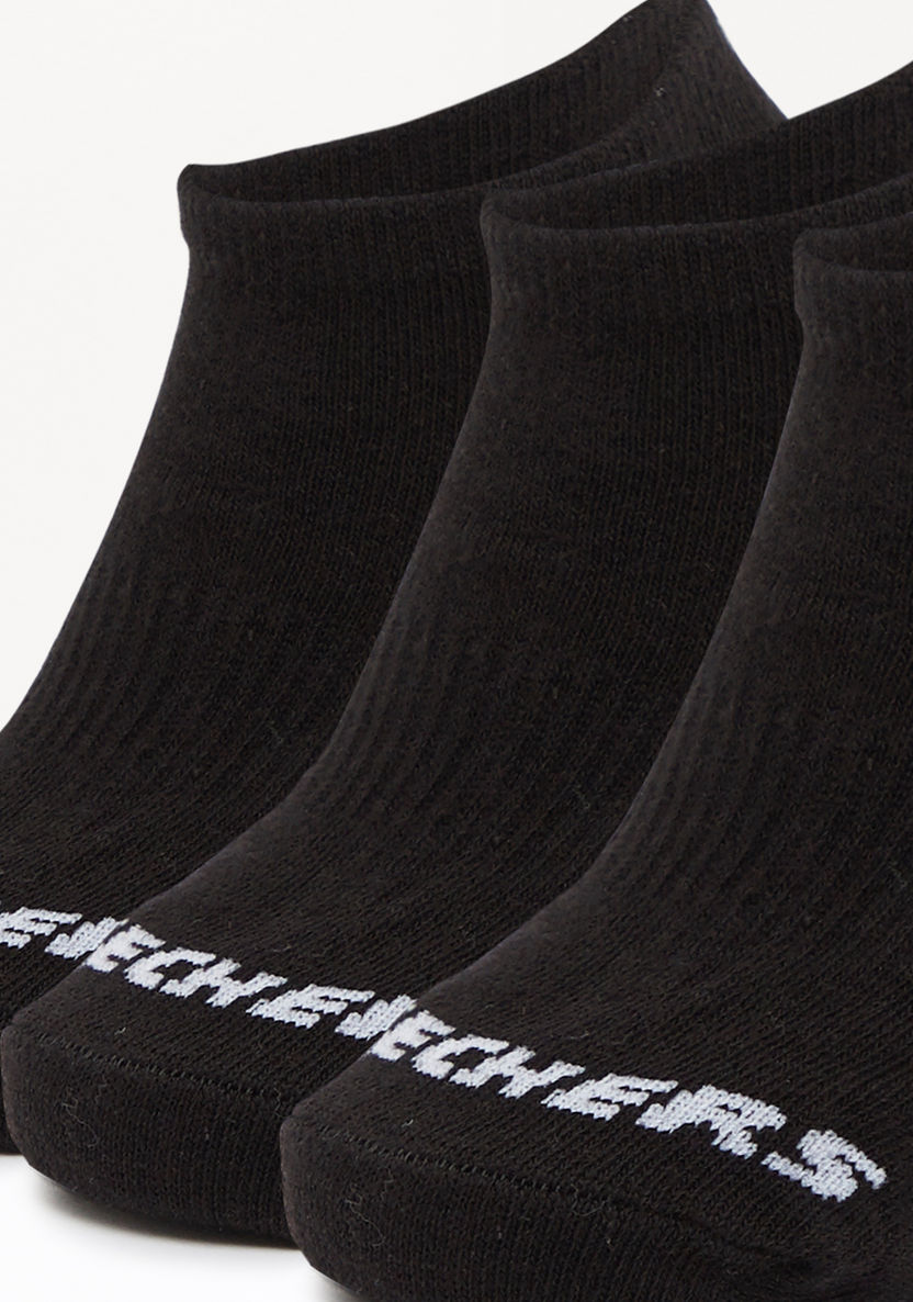 Skechers Printed Ankle Length Sports Socks - Set of 3-Boy%27s Socks-image-1