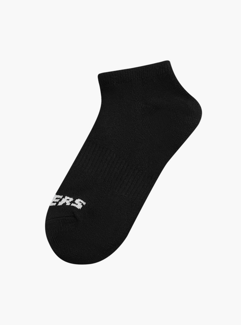 جوارب رياضية بطول الكاحل بطبعات من سكتشرز - طقم من 3 أزواج-girls-accessories-socks-image-2