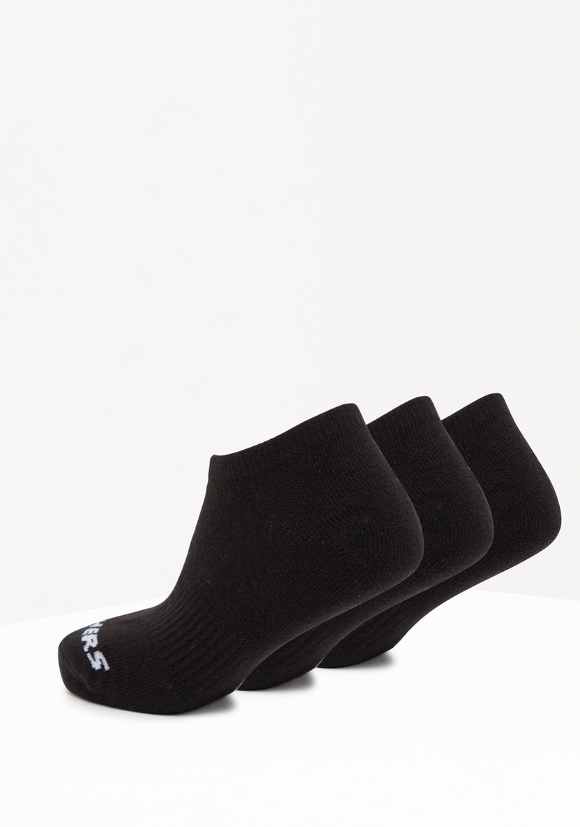 Skechers Printed Ankle Length Sports Socks - Set of 3-Boy%27s Socks-image-2