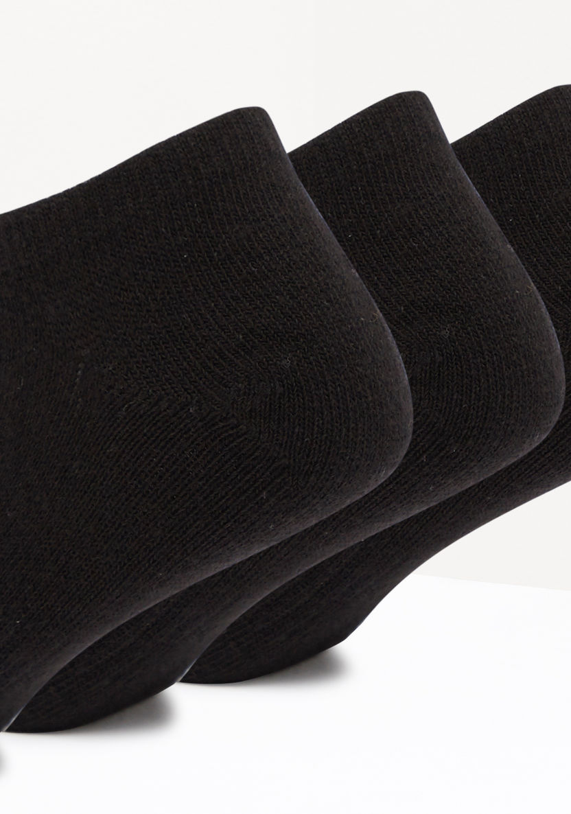 Skechers Printed Ankle Length Sports Socks - Set of 3-Boy%27s Socks-image-3