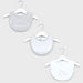 Giggles Textured Drooler Bib with Hook and Loop Closure - Set of 3-Accessories-thumbnail-0