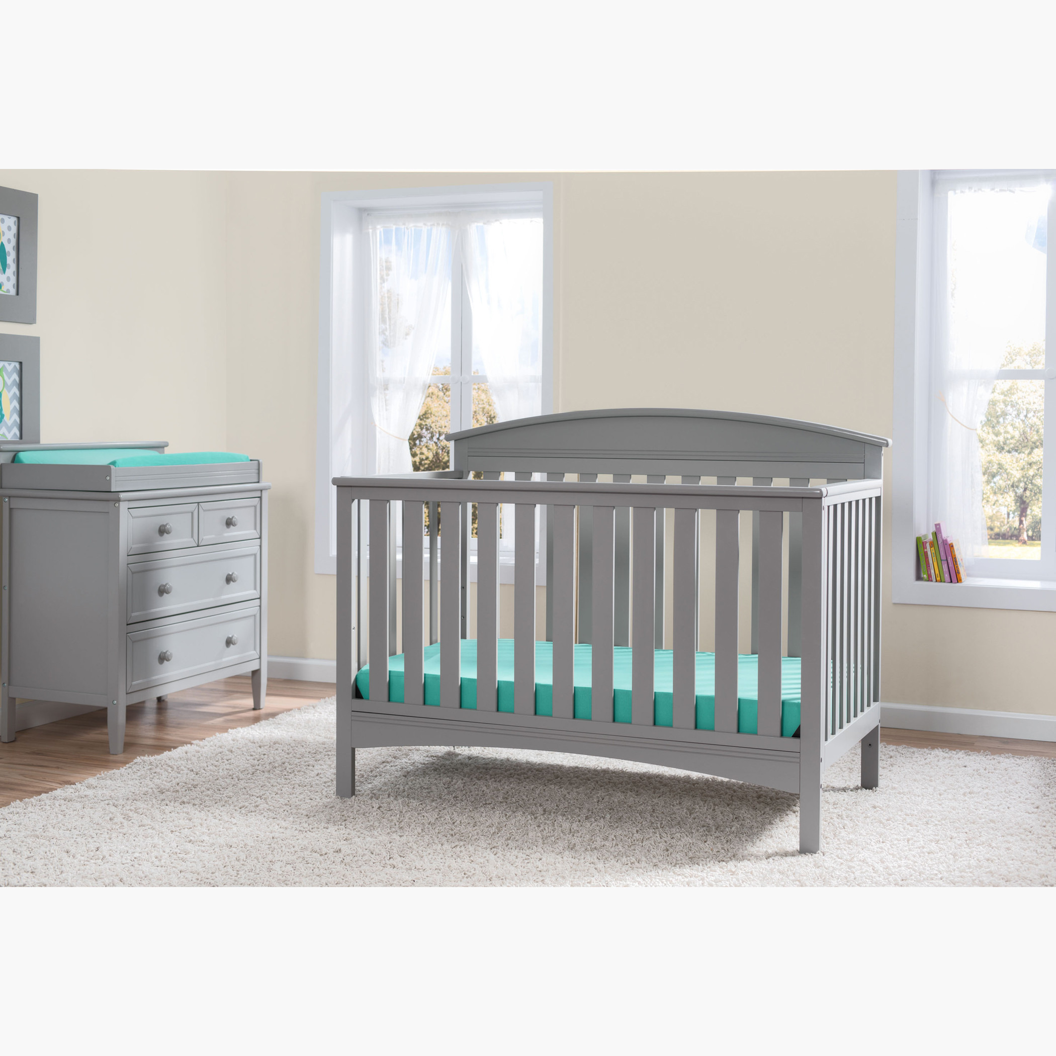 سرير أطفال 3 في 1 مع وحدة تخزين من دلتا آبي - رمادي (حتى 5 سنوات)-baby-nursery-furniture-cribsandbeds-babycribs-image-10