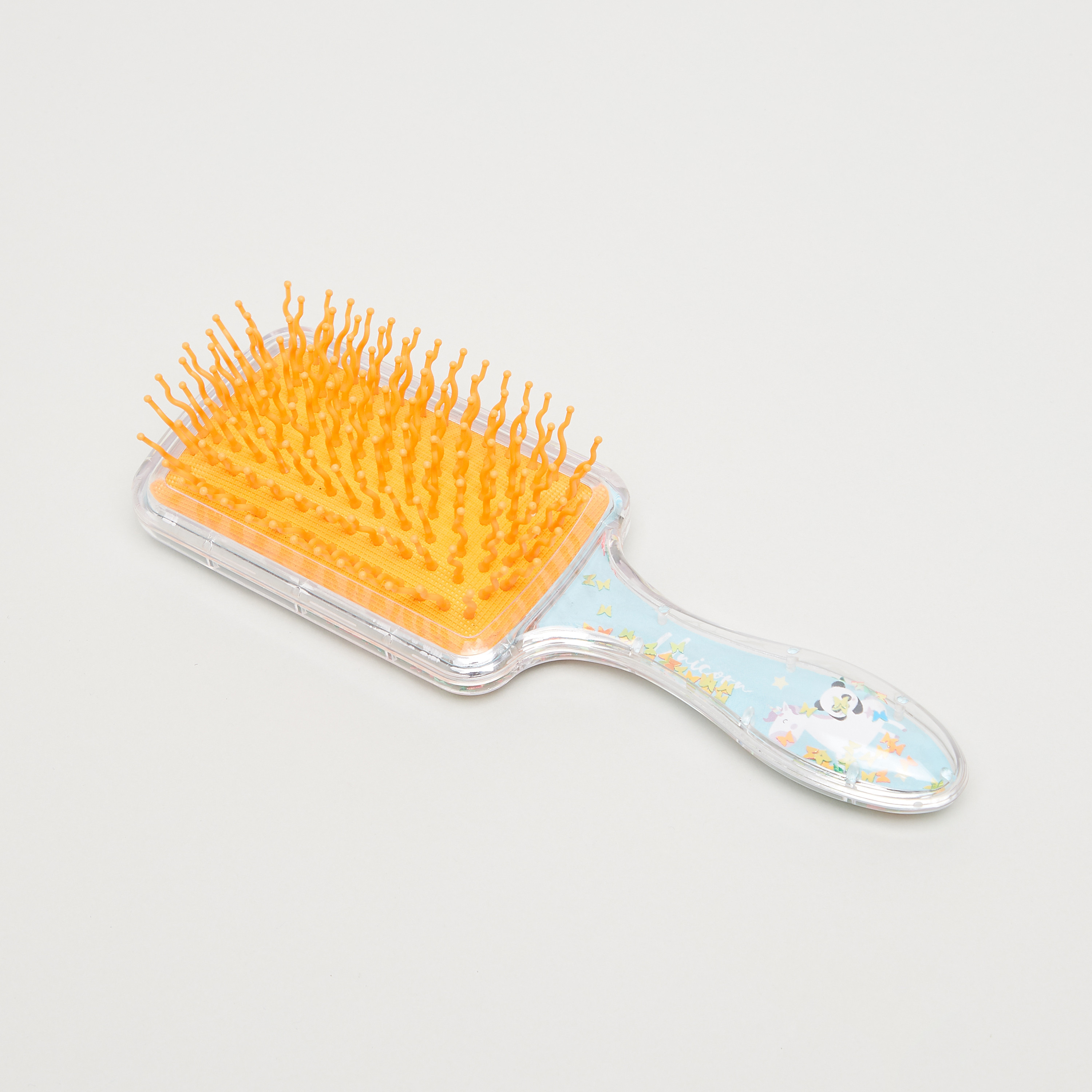 Panda Riding Unicorn Print Plastic Hairbrush-women-hairaccessories-brushesandcombs-image-2