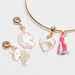 Charmz Open Cuff Bracelet with 2-Piece Pendants-Jewellery-thumbnail-1