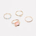 Charmz Embellished Ring - Set of 4-Jewellery-thumbnail-0
