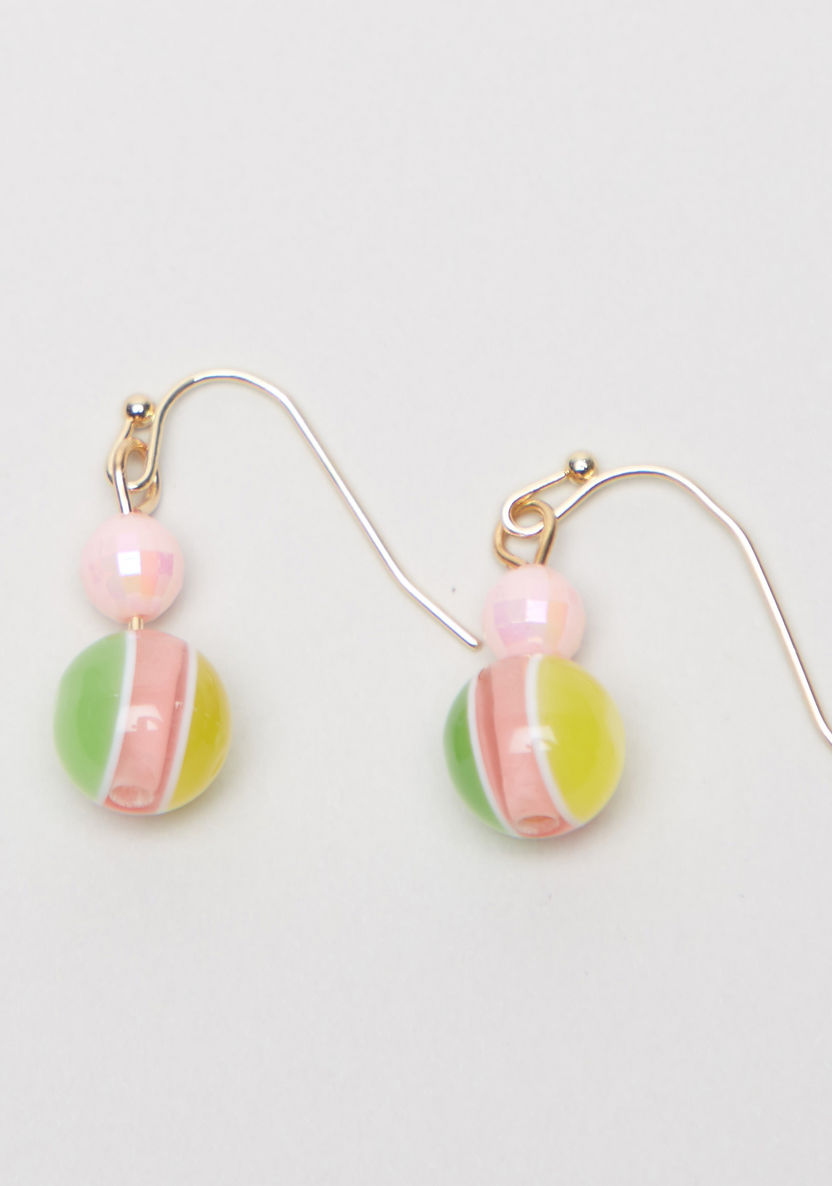 Charmz Beaded Earrings with Fish Hook-Jewellery-image-0