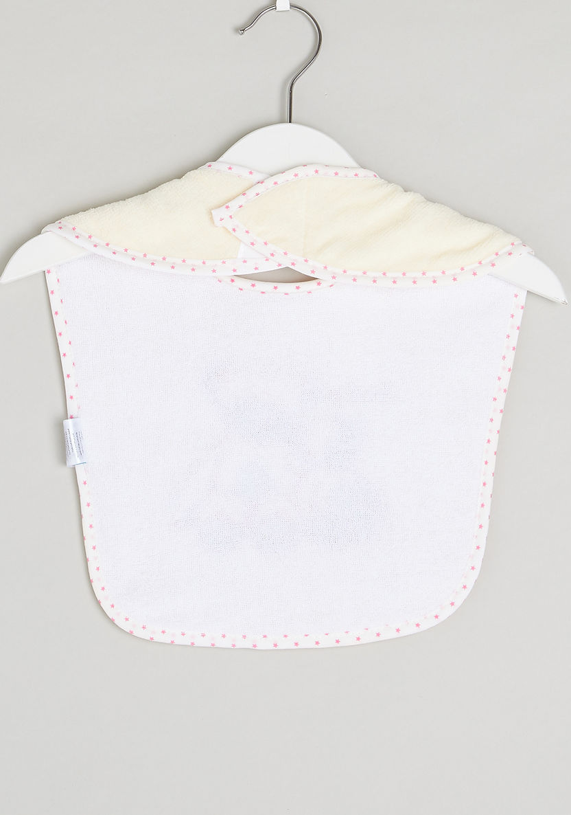 Juniors Bear Embroidered Bib with Hook and Loop Closure-Bibs and Burp Cloths-image-2