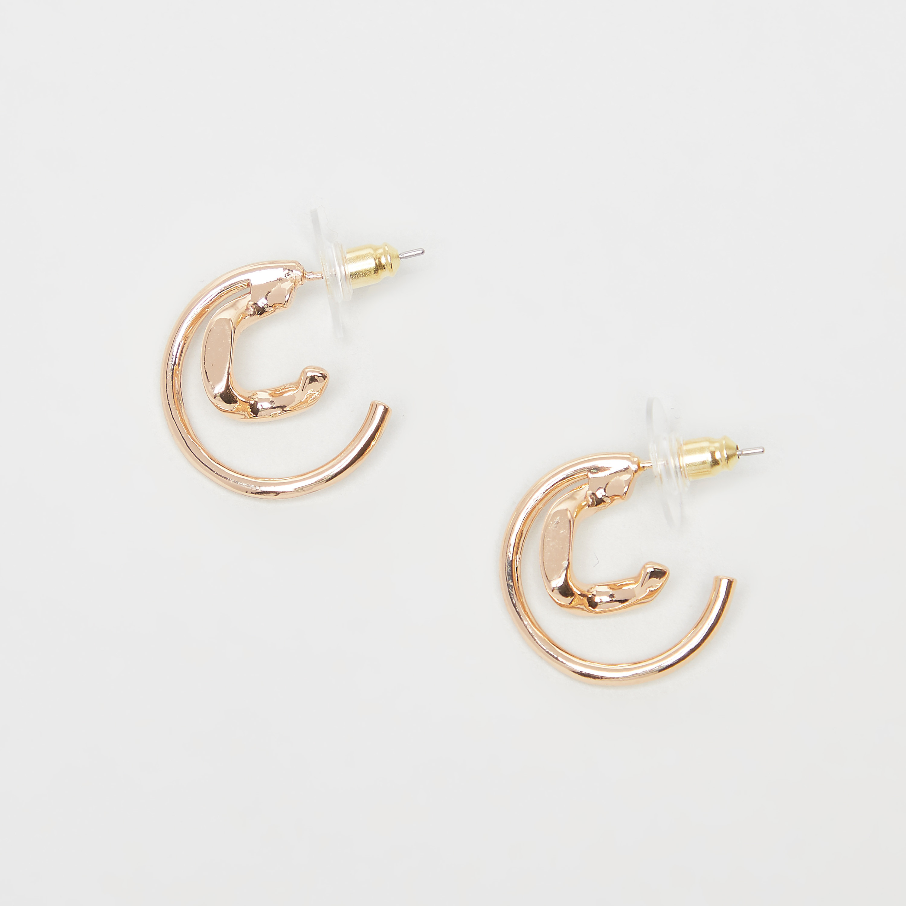Multi-Hoop Earrings with Gold Finish-women-watchesandjewellery-jewellery-earrings-image-2