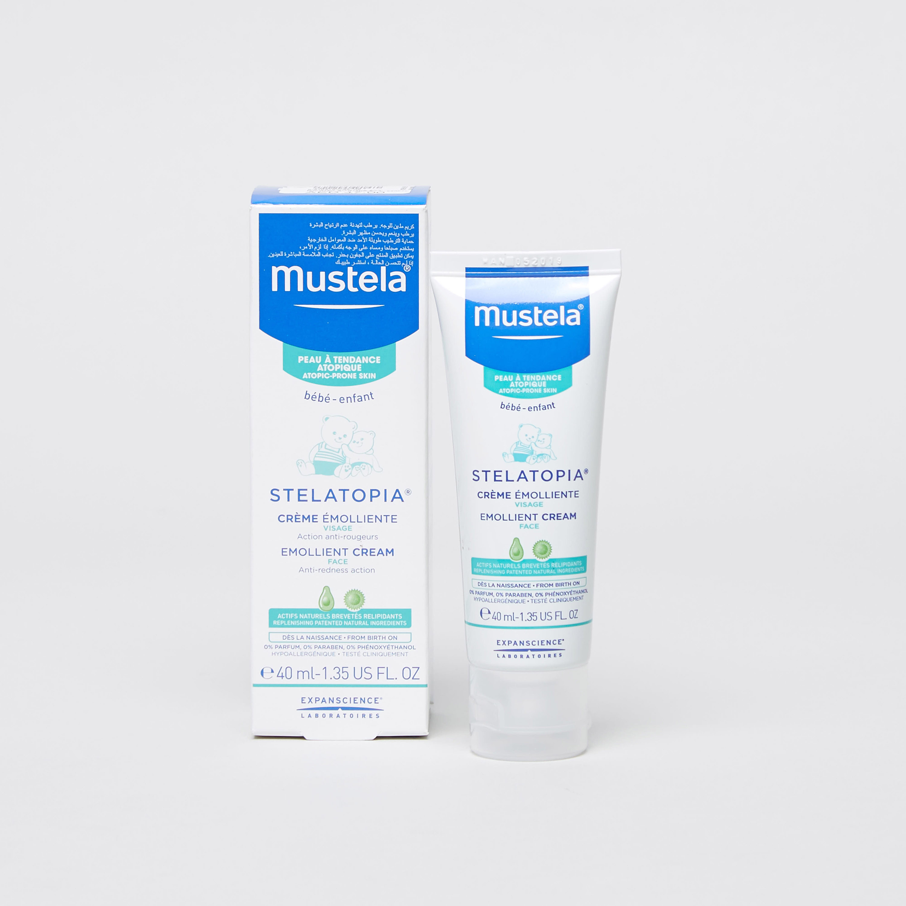 Mustela Stelatopia Emollient Face Cream - 40 ml-baby-bathandcare-hairbodyskincare-image-1