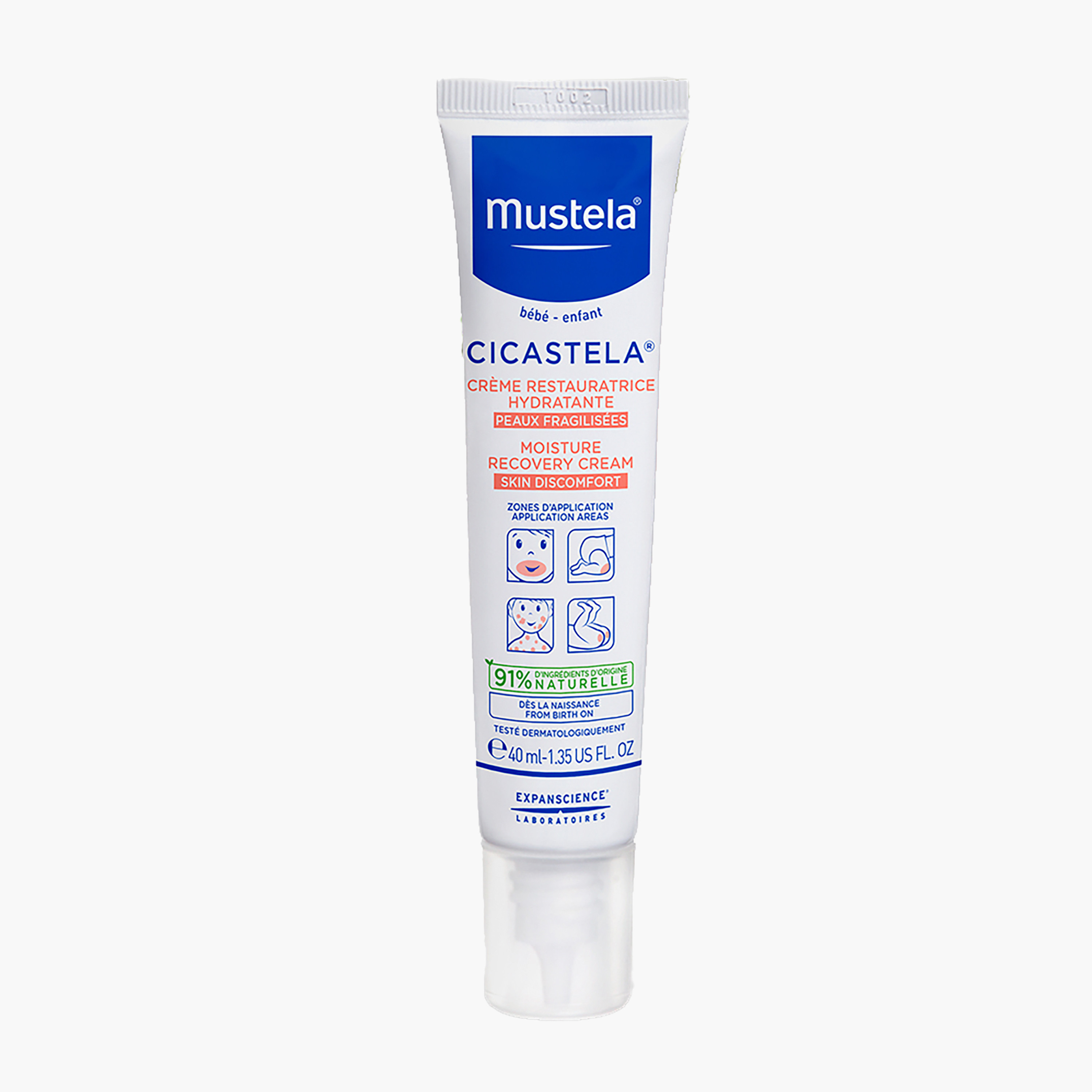 Mustela Cicastela Recovery Cream - 40 ml-baby-bathandcare-hairbodyskincare-image-1