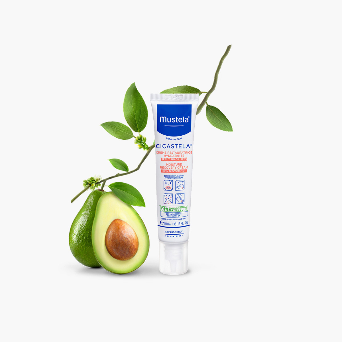 Mustela Cicastela Recovery Cream - 40 ml-baby-bathandcare-hairbodyskincare-image-2