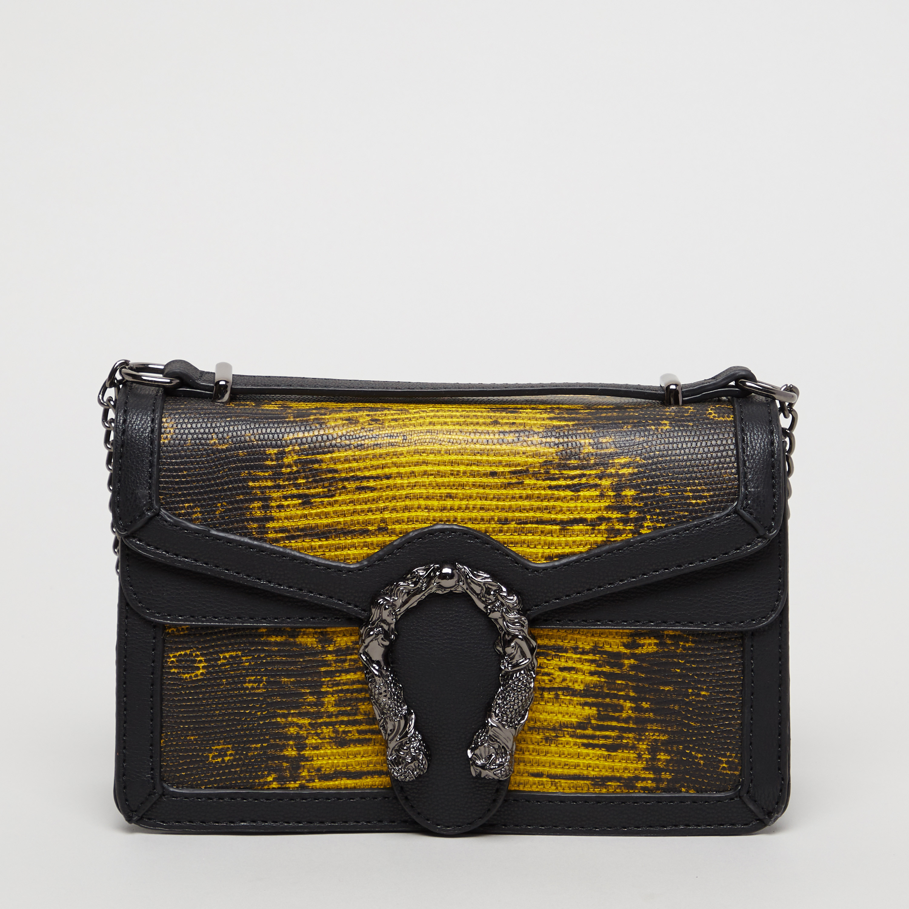 شنطة ساتشيل بارزة الملمس بحدوة حصان مثنية من ساشا-women-bagsandwallets-handbags-image-1