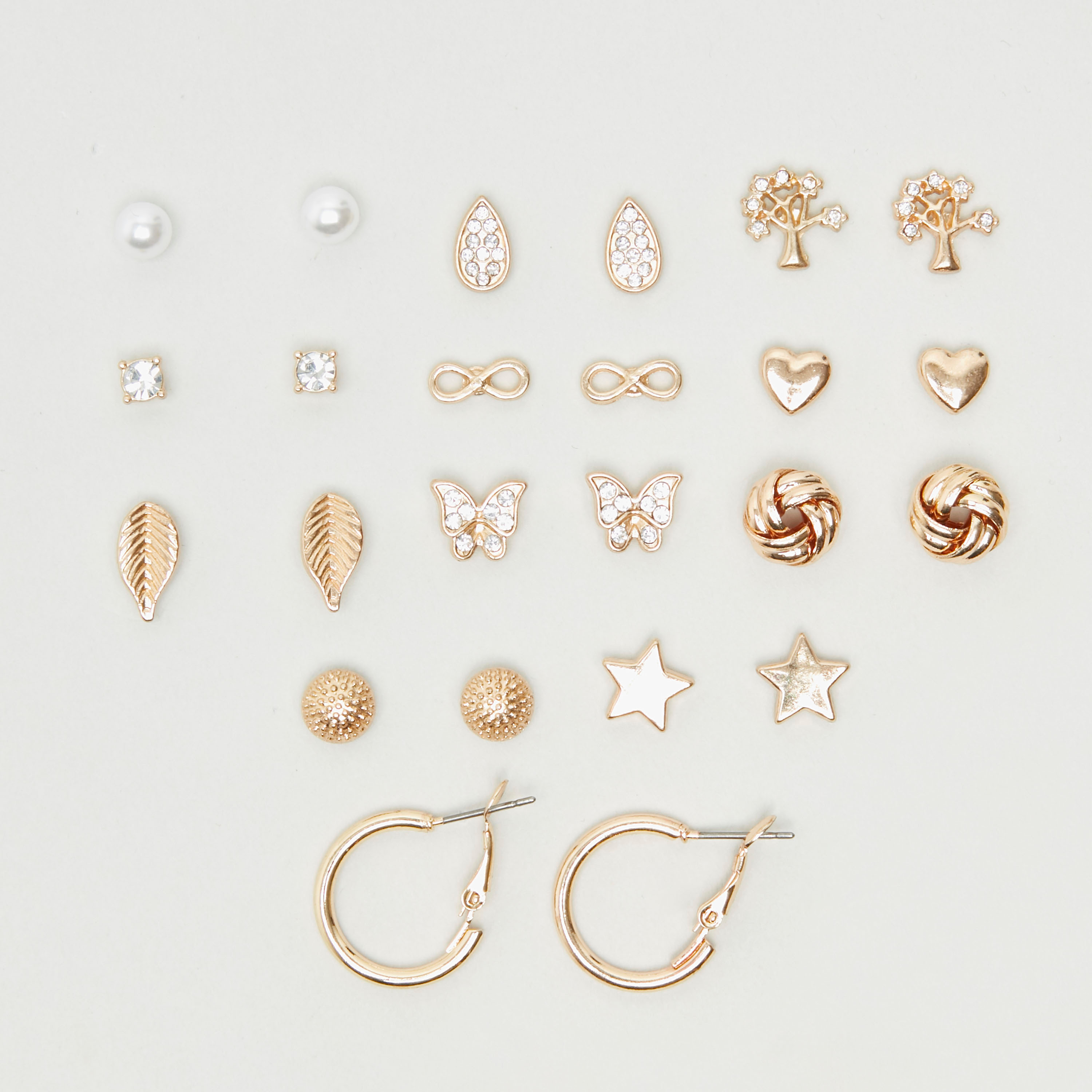 Value Pack Multi-Shape Design Earrings - Set of 12-women-watchesandjewellery-jewellery-earrings-image-1