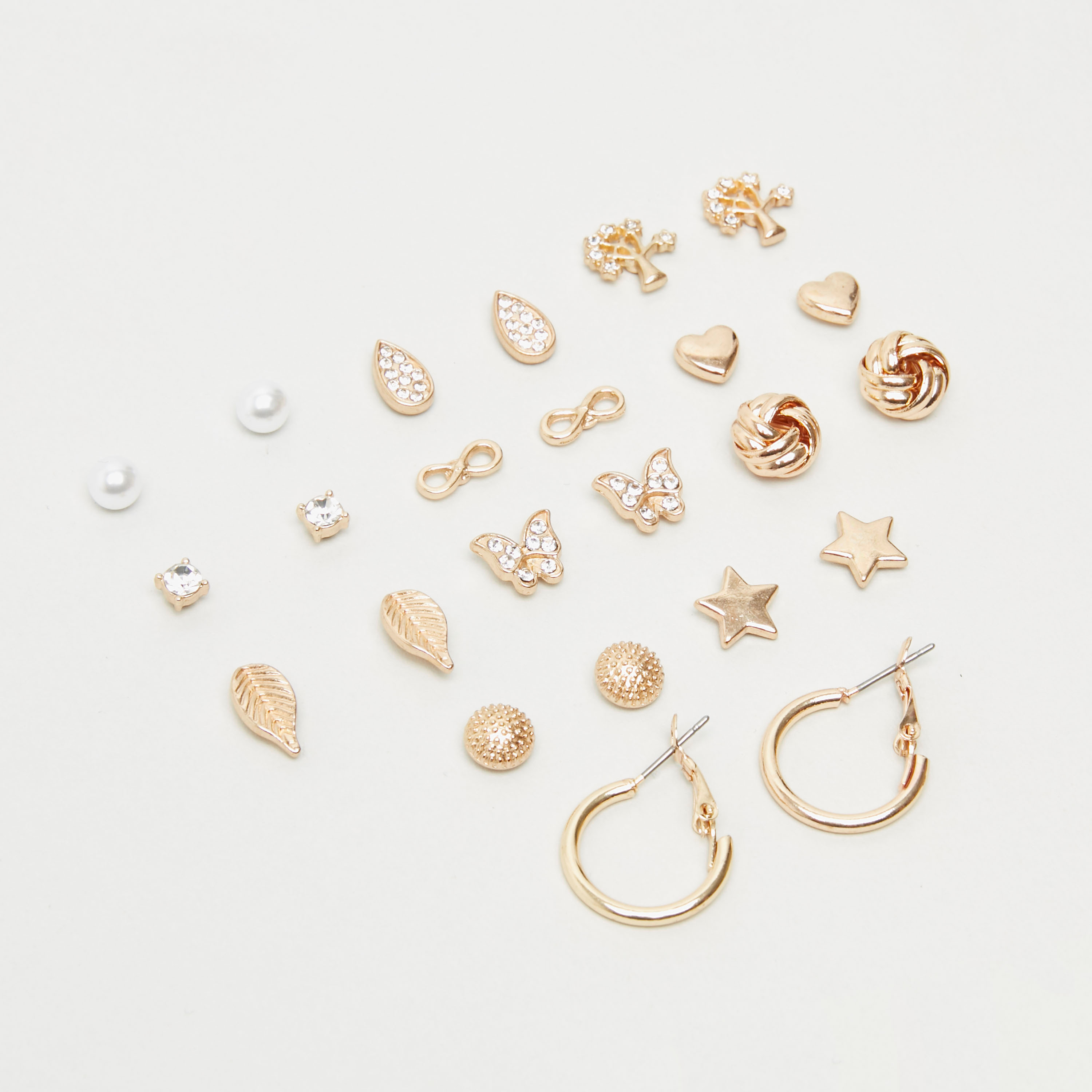 Value Pack Multi-Shape Design Earrings - Set of 12-women-watchesandjewellery-jewellery-earrings-image-2
