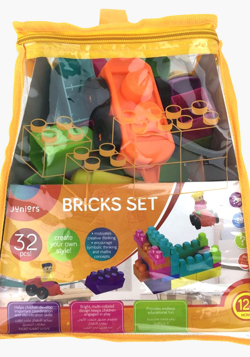 Juniors Building Blocks - Set of 32-Blocks%2C Puzzles and Board Games-image-0