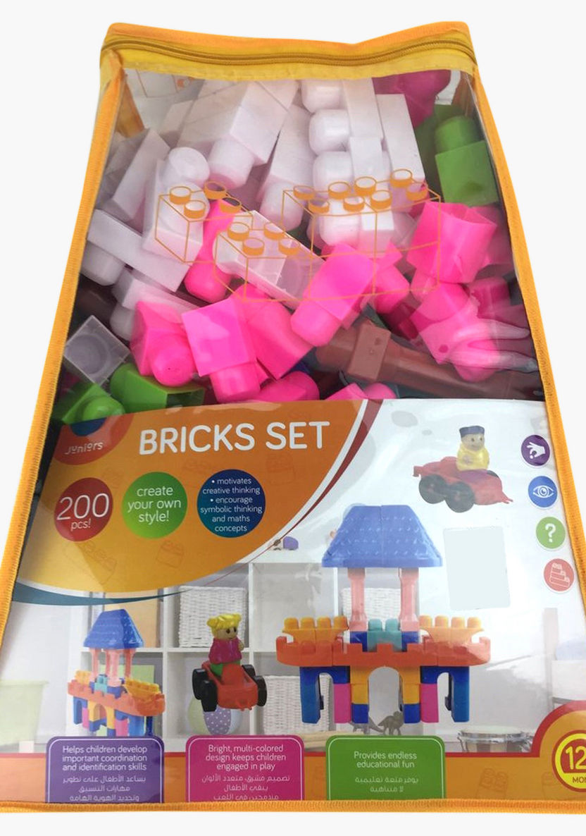 Juniors Building Blocks - Set of 200-Blocks%2C Puzzles and Board Games-image-0