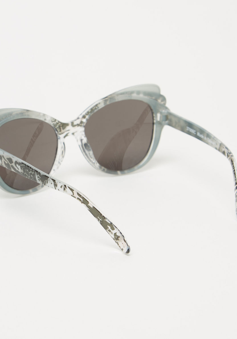 Charmz Full Rim Printed Sunglasses with Nose Pads and Applique Detail-Sunglasses-image-2