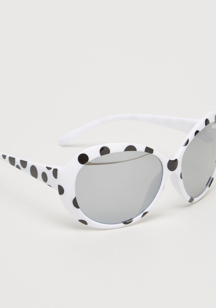 Juniors Polka Dots Print Sunglasses-Sunglasses-image-0