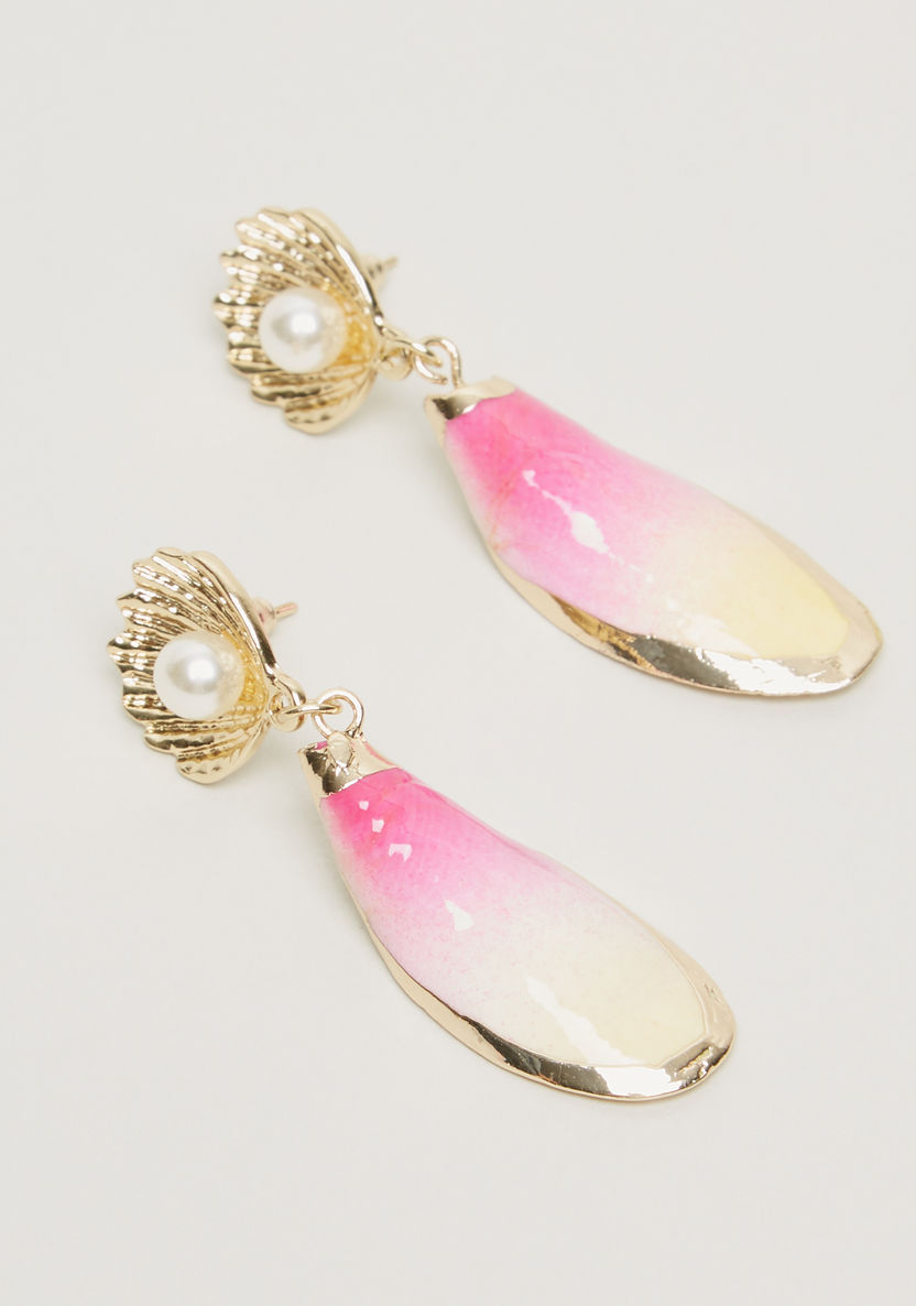 Charmz Embellished Dangling Earrings with Pushback Closure-Jewellery-image-0