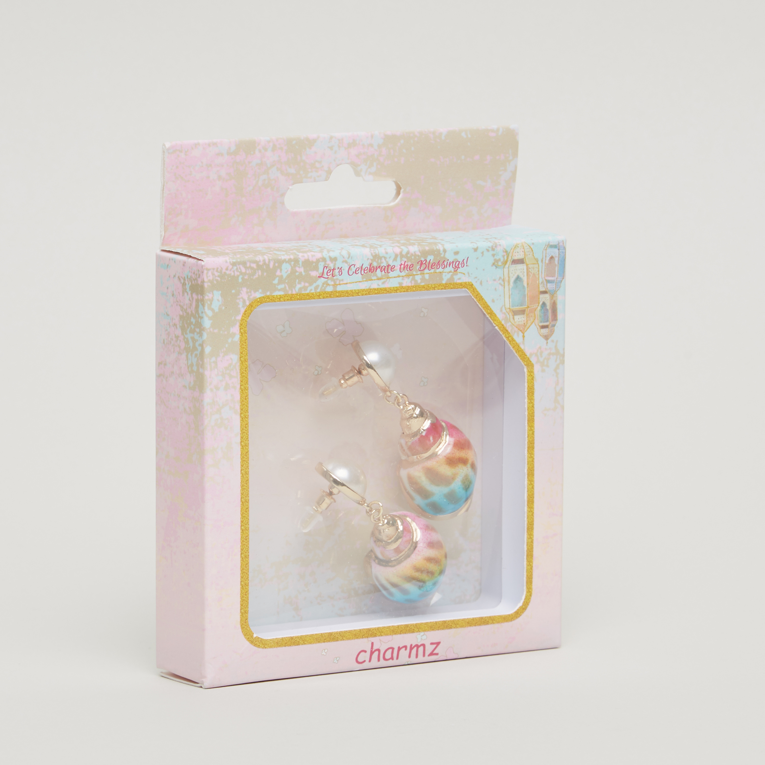 Charmz Printed Dangler Earrings-girls-accessories-jewellery-image-3