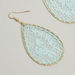 Charmz Textured Dangling Earrings with Fish Hook-Jewellery-thumbnail-1