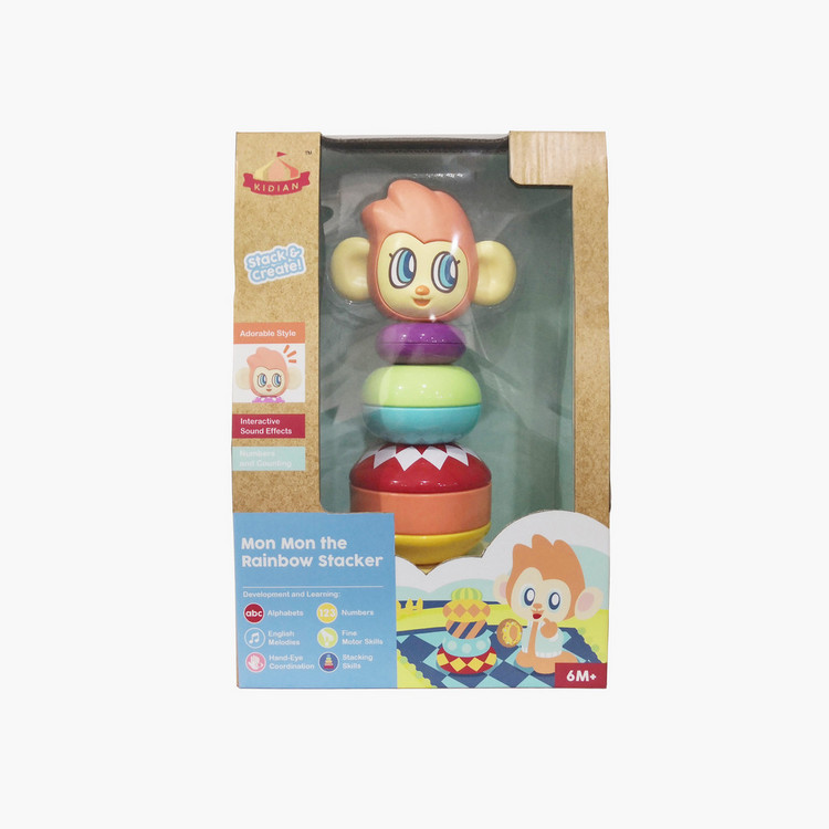 Monmon the Rainbow Stacker Toy