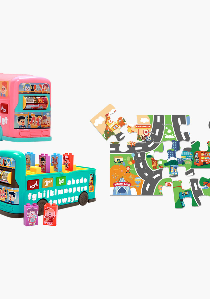 Kidi Bus Puzzle Set-Baby and Preschool-image-0