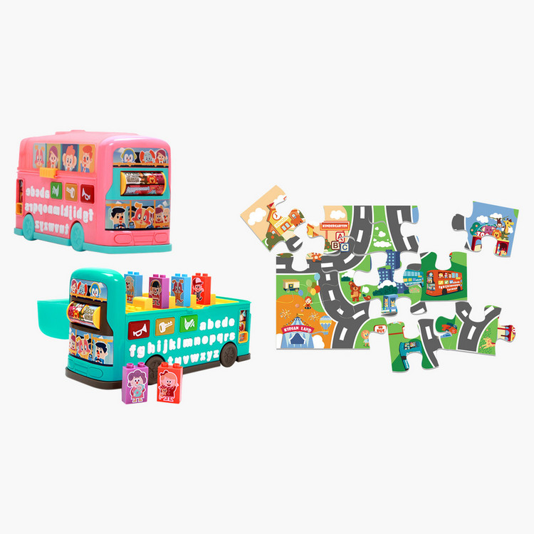 Kidi Bus Puzzle Set