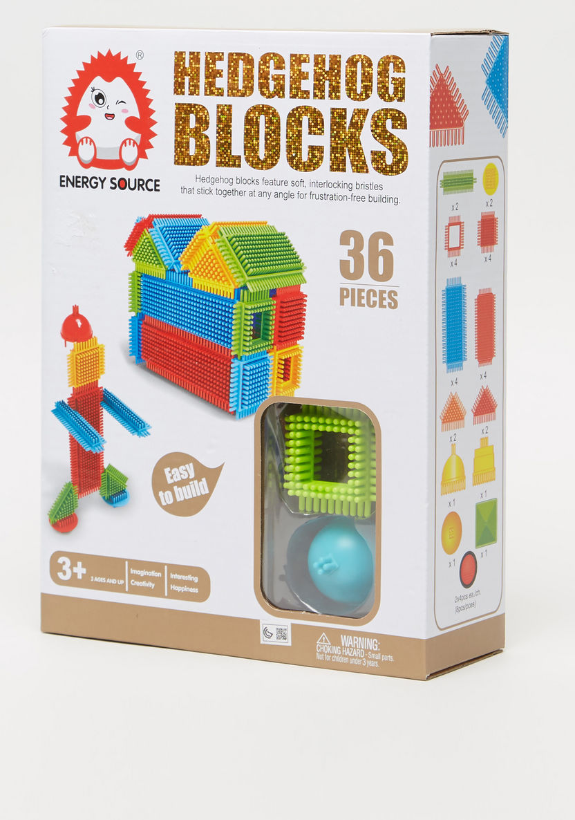 Energy Source 36-Piece Hedgehog Block Set-Blocks%2C Puzzles and Board Games-image-0
