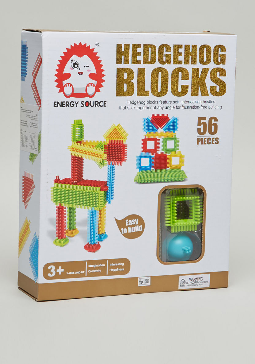 HedgeHog 56-Pieces Blocks Playset-Blocks%2C Puzzles and Board Games-image-0