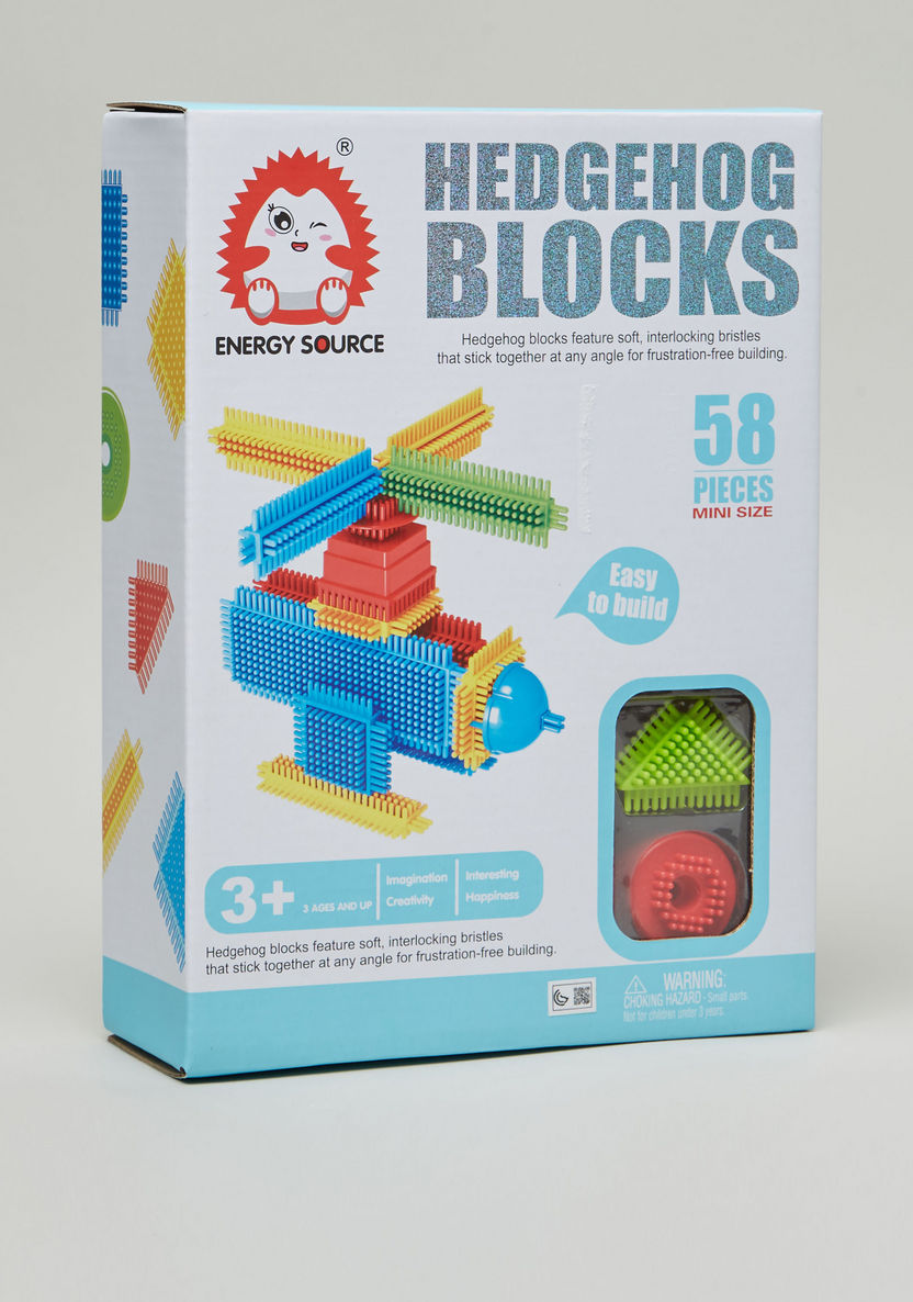 Energy Source 58-Piece Hedgehog Blocks Set-Blocks%2C Puzzles and Board Games-image-0