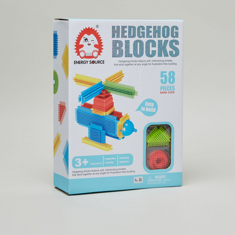 Energy Source 58-Piece Hedgehog Blocks Set