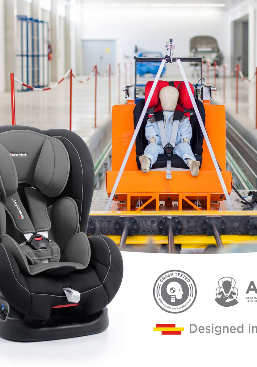 Kindcomfort KIT Car Seat - Black/Grey ( Up to 3 years)-Car Seats-image-14
