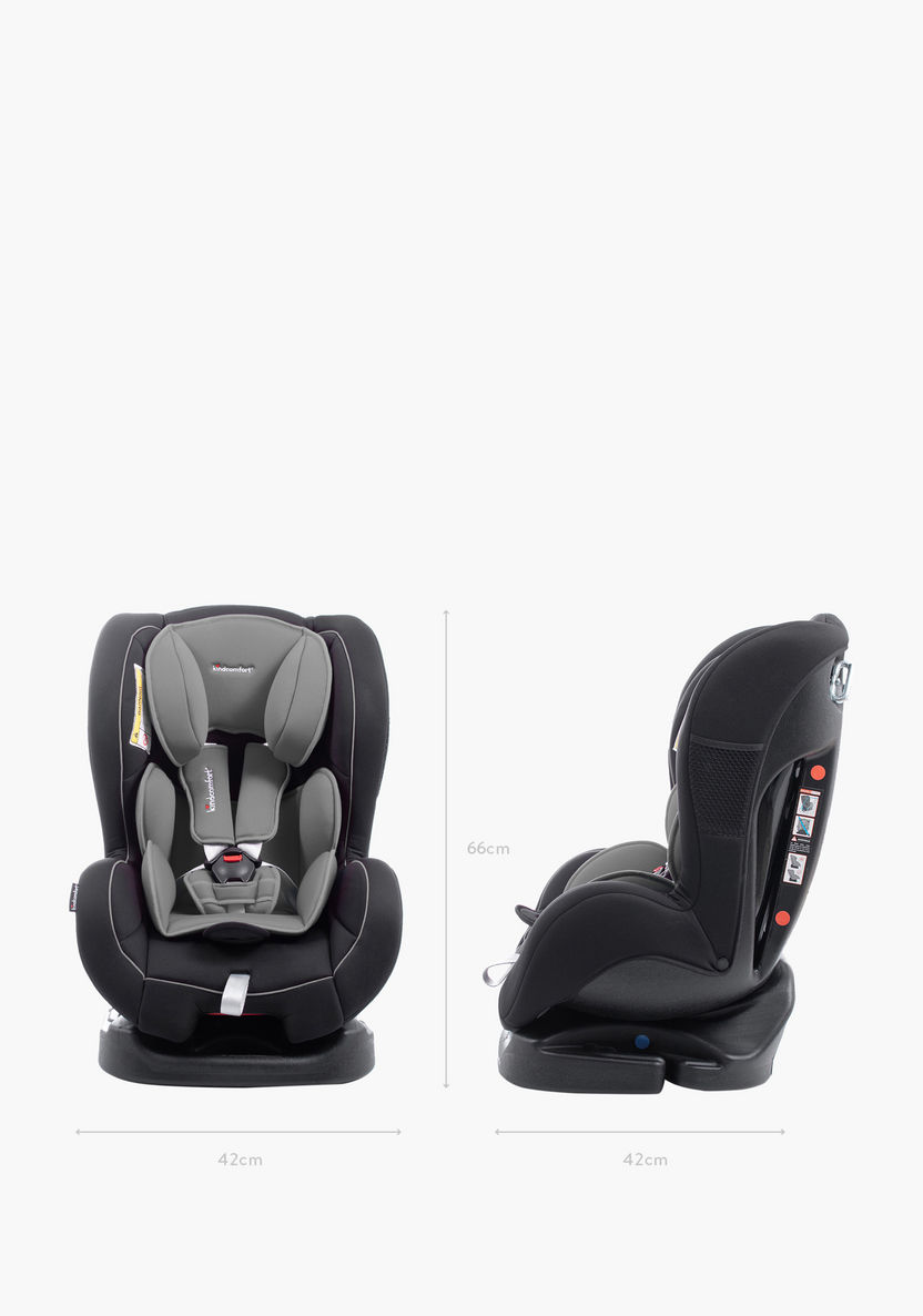 Kindcomfort KIT Car Seat - Black/Grey ( Up to 3 years)-Car Seats-image-15