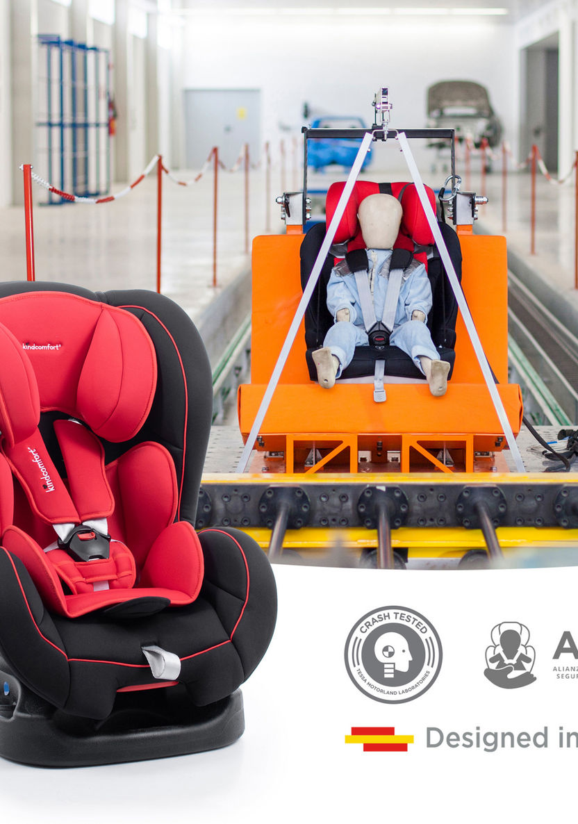 Kindcomfort KIT Car Seat - Black/Red ( Up to 3 years)-Car Seats-image-14