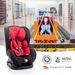 Kindcomfort KIT Car Seat - Black/Red ( Up to 3 years)-Car Seats-thumbnail-14