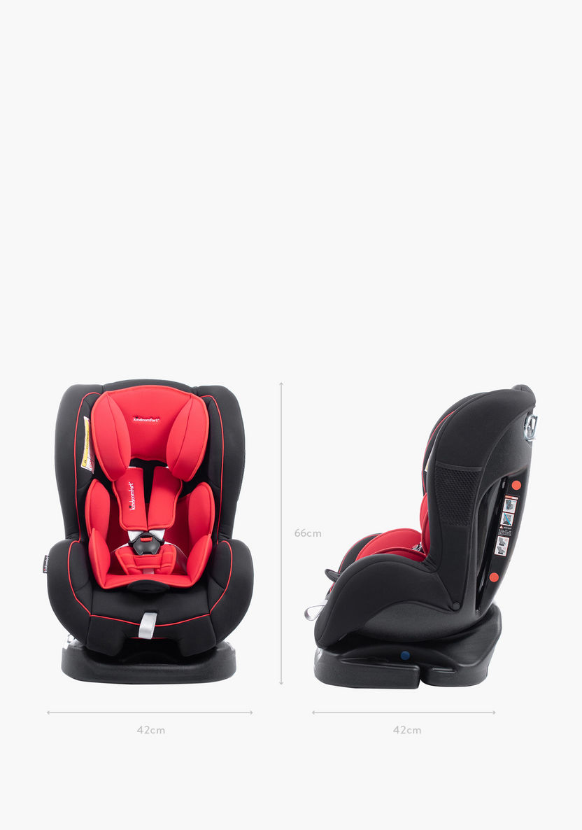 Kindcomfort KIT Car Seat - Black/Red ( Up to 3 years)-Car Seats-image-15