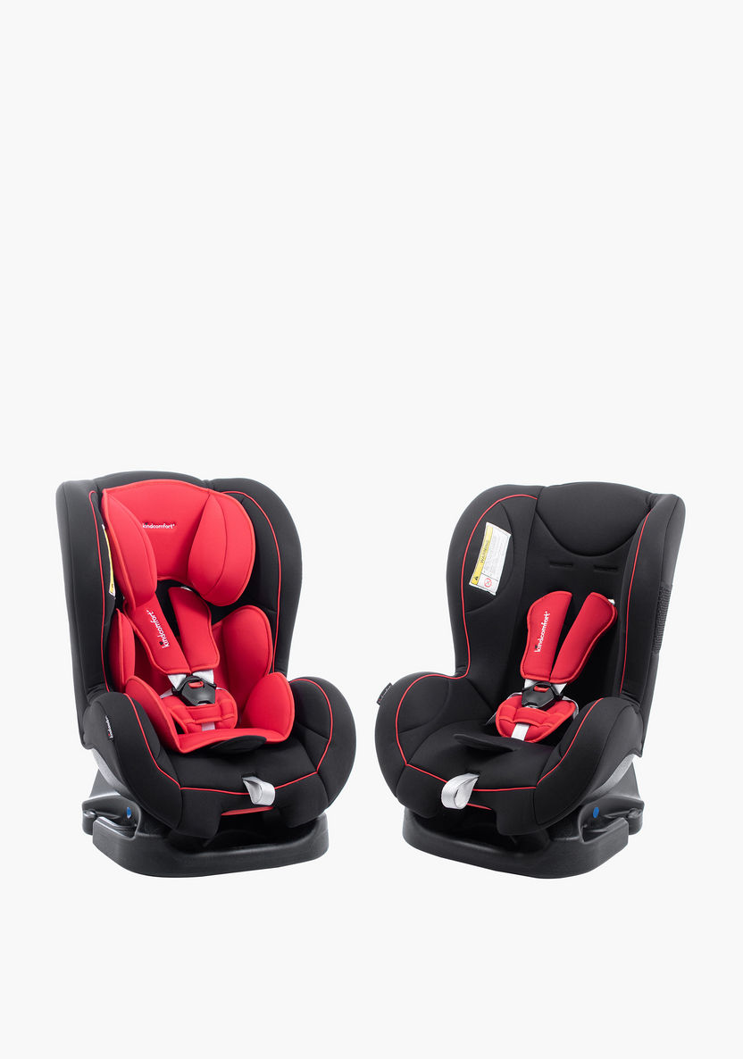 Kindcomfort KIT Car Seat - Black/Red ( Up to 3 years)-Car Seats-image-3
