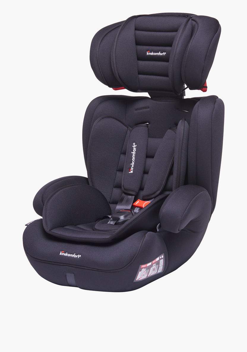 Kindcomfort KIT KZC 123 Car Seat - Black (9 months to 12 years)-Car Seats-image-1