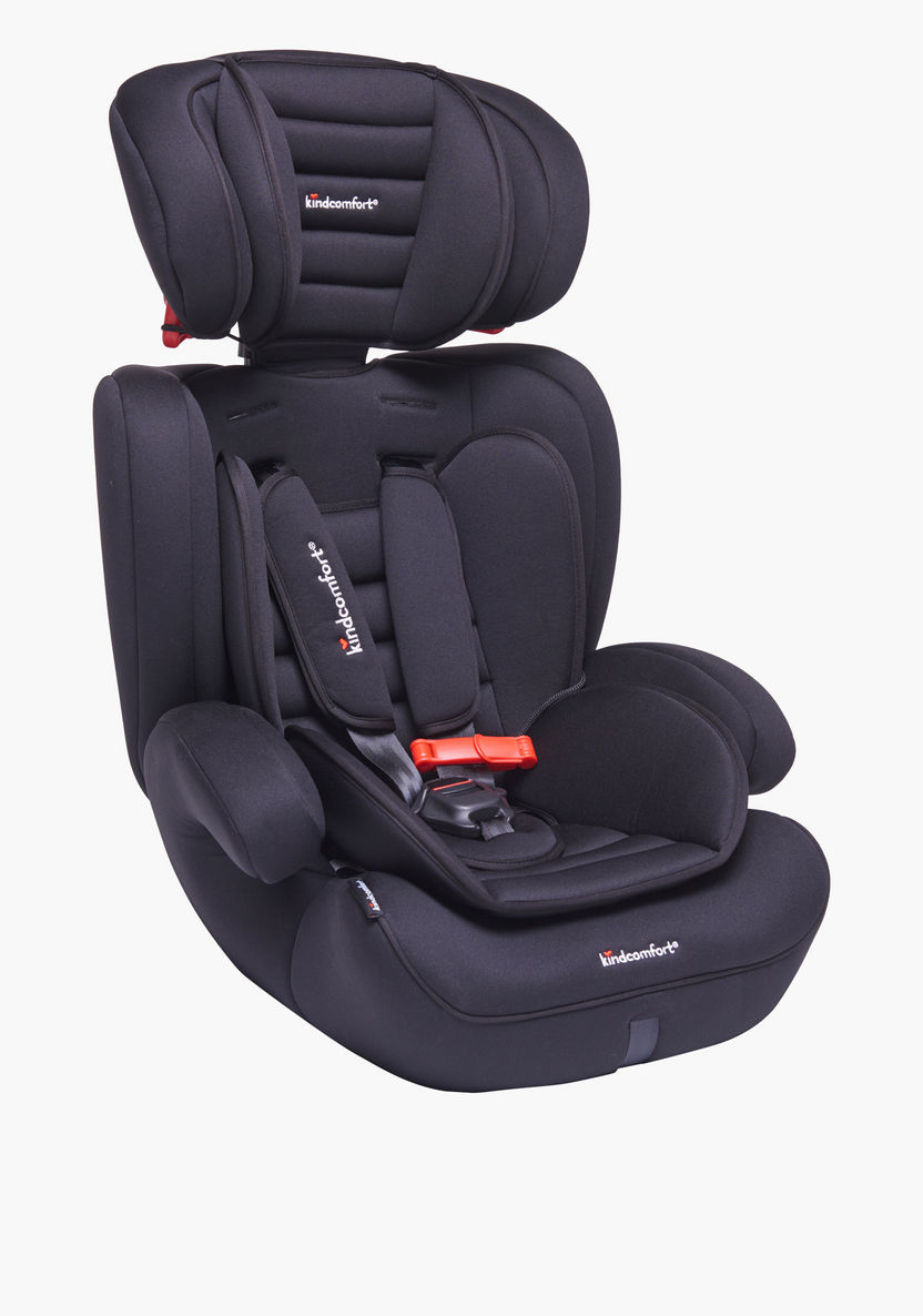 Kindcomfort KIT KZC 123 Car Seat - Black (9 months to 12 years)-Car Seats-image-2
