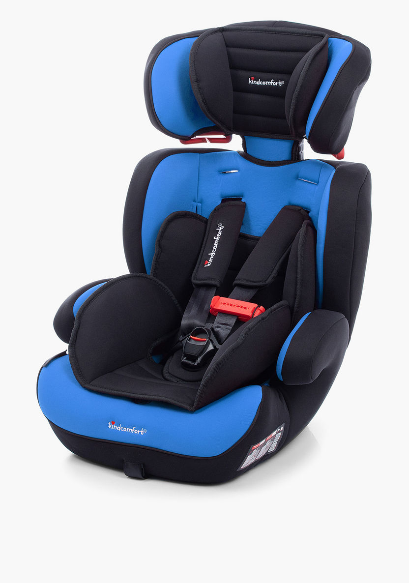 Kindcomfort KZC 123 Car Seat - Black/Blue (9 months to 12 years)-Car Seats-image-0