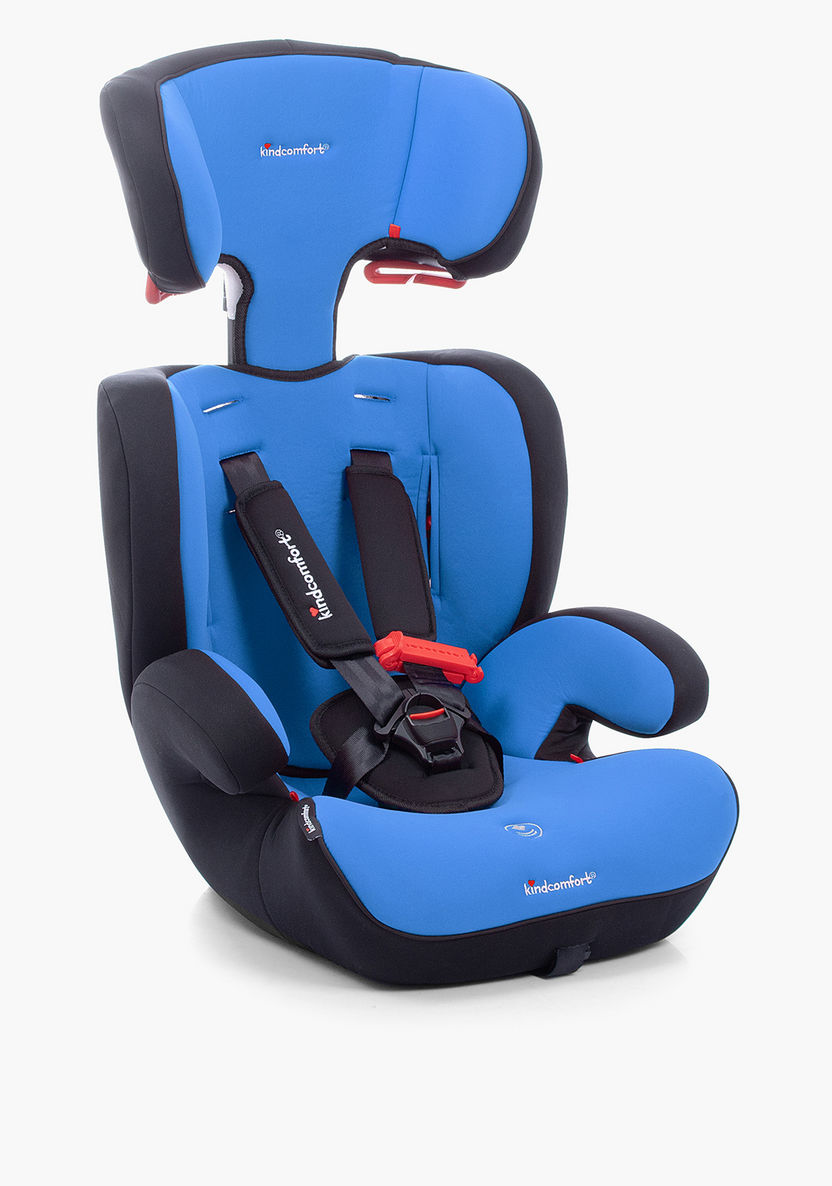 Kindcomfort KZC 123 Car Seat - Black/Blue (9 months to 12 years)-Car Seats-image-9