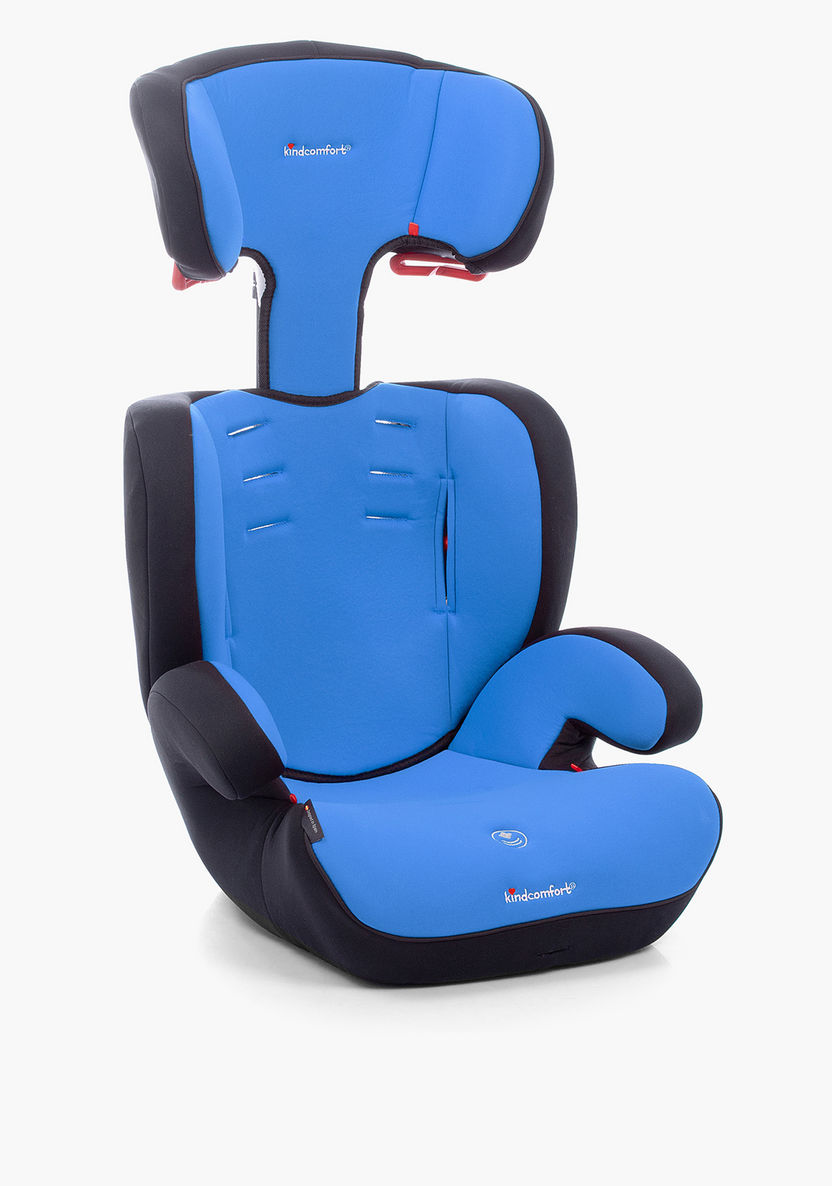 Kindcomfort KZC 123 Car Seat - Black/Blue (9 months to 12 years)-Car Seats-image-11