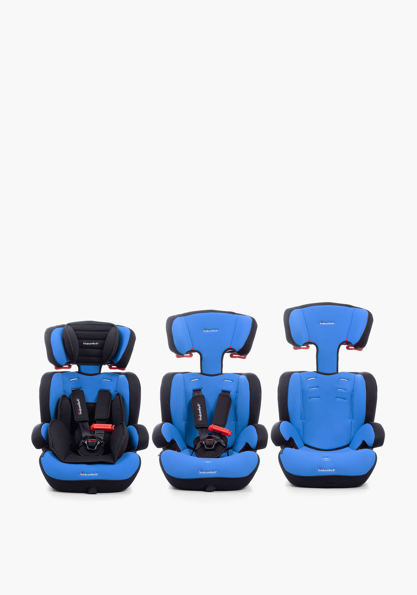 Kindcomfort KZC 123 Car Seat - Black/Blue (9 months to 12 years)-Car Seats-image-16