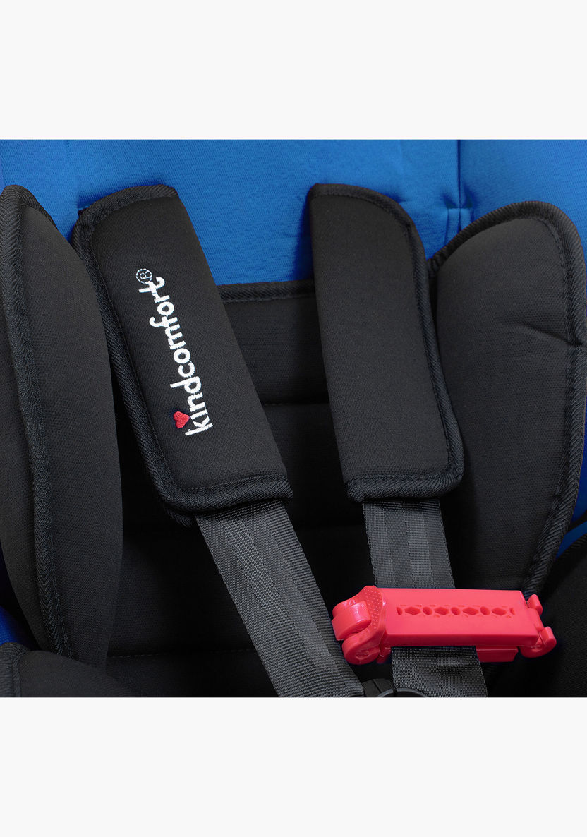 Kindcomfort KZC 123 Car Seat - Black/Blue (9 months to 12 years)-Car Seats-image-22