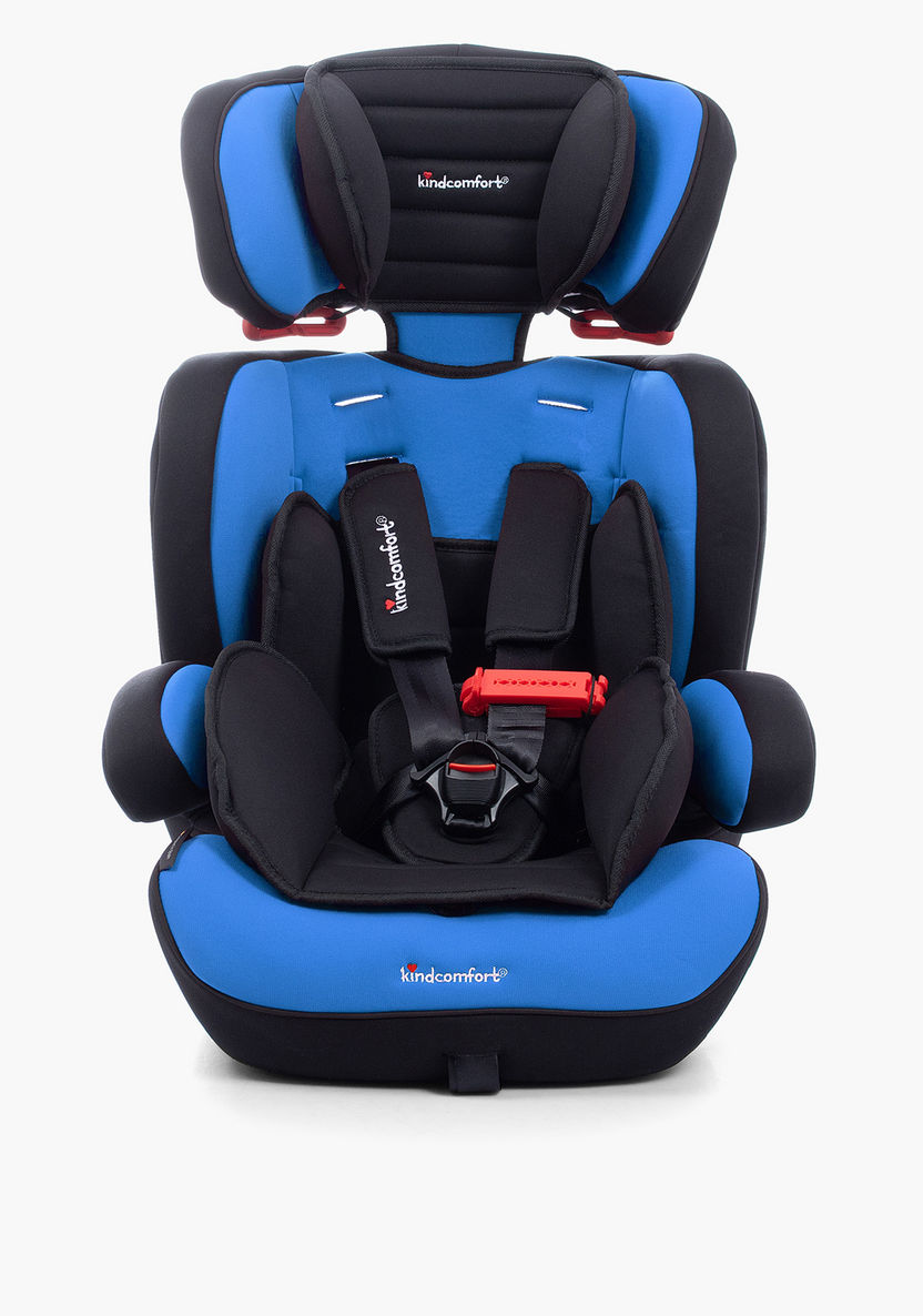 Kindcomfort KZC 123 Car Seat - Black/Blue (9 months to 12 years)-Car Seats-image-2