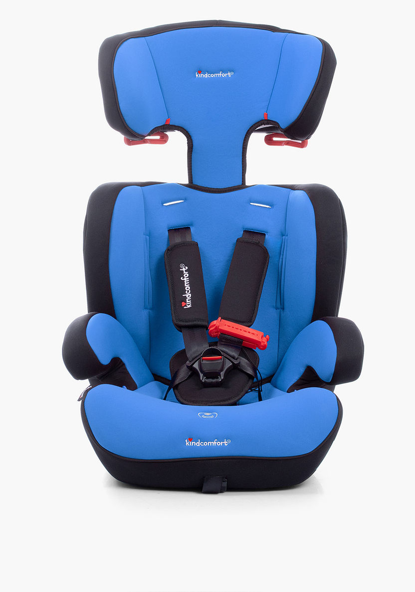 Kindcomfort KZC 123 Car Seat - Black/Blue (9 months to 12 years)-Car Seats-image-5