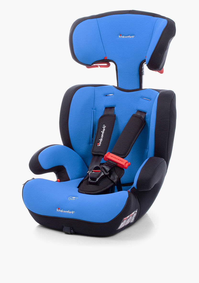 Kindcomfort KZC 123 Car Seat - Black/Blue (9 months to 12 years)-Car Seats-image-8